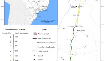 Tramos da Ferrovia Norte-Sul