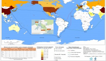 Rotas de exportações a partir do porto de Itaqui (MA)