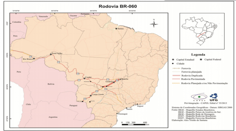 Rodovia BR -060 no território brasileiro
